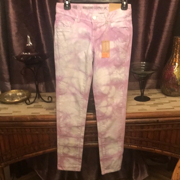 NWT Mossimo Supply Women’s Lavender Washed Pants.  Ladies size 3 Fit 6 - Picture 1 of 6